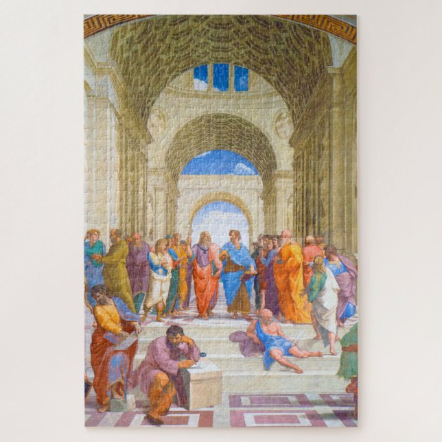 Quebra-cabeça Escola de Atenas, Raphael (Vertical)