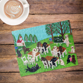 Quebra-cabeça Escola Labrador