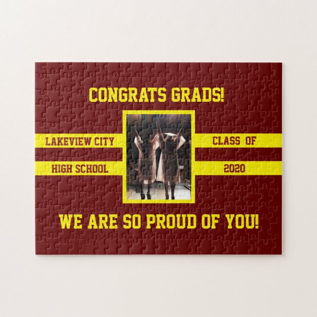 Quebra-cabeça Escolha seu Formando de Gráficos de Cores Escolare (Horizontal)