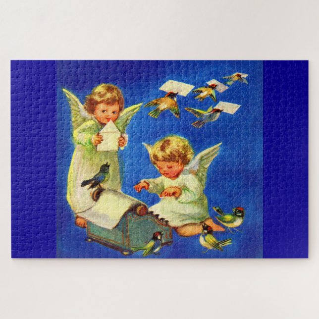 Quebra-cabeça escritório de correspondência angel (Horizontal)