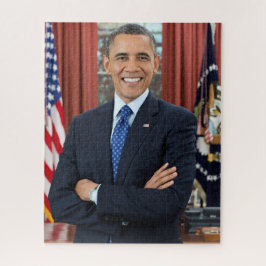 Quebra-cabeça Escritório Oval Oficial Retrato Presidente Obama