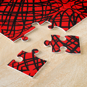 Quebra-cabeça Escrivora Simples Inclinação Espelho Vermelho