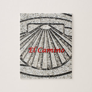 Quebra-cabeça Escudo do EL Camino, pavimento, espanha