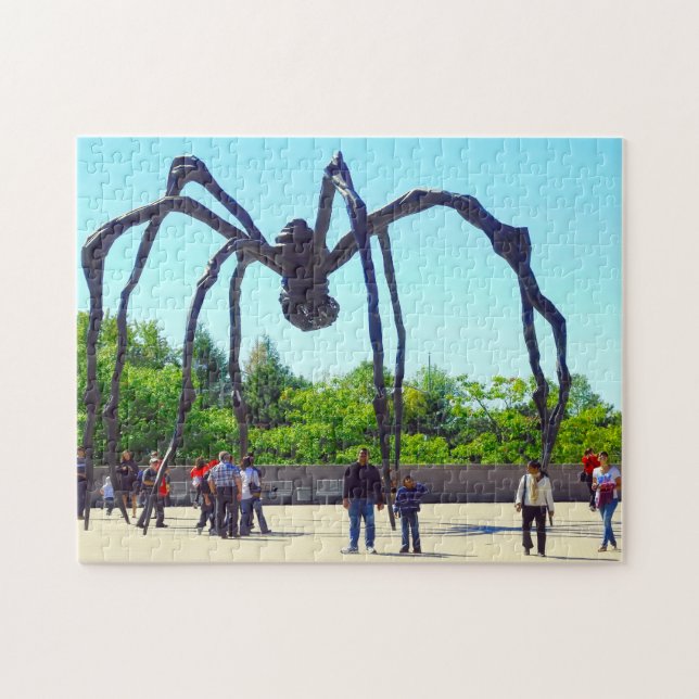 Quebra-cabeça Escultura de Aranha Ottawa. (Horizontal)