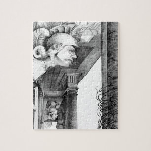 Quebra-cabeça Escultura de Arte Lápis do Castelo