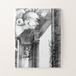 Quebra-cabeça Escultura de Arte Lápis do Castelo