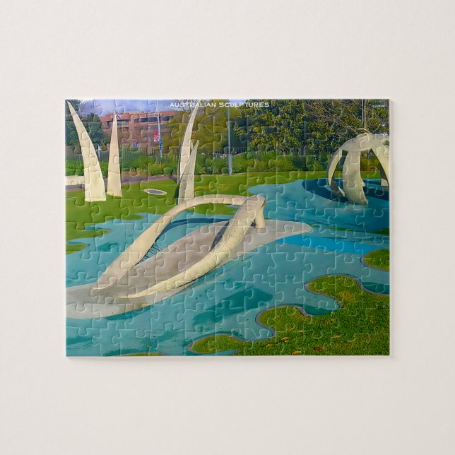 Quebra-cabeça Esculturas australianas (Horizontal)