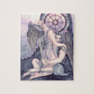 Quebra-cabeça escuro da fé