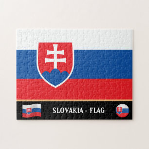 Quebra-cabeça Eslováquia Flag & Slovakia country / Eslováquia