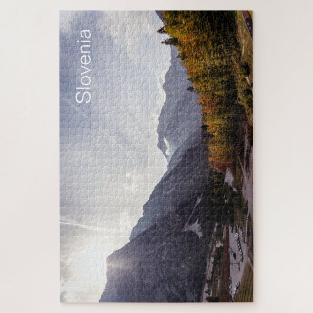 Quebra-cabeça Eslovênia, montanha Triglav, Alpes Julianos (Vertical)