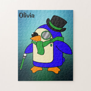 Quebra-cabeça Esmeralda verde-esmeralda verde para pinguim-de-ca