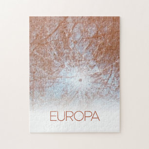 Quebra-cabeça Espaço Exterior, Cosmos, Sistema Solar, Lua Europa