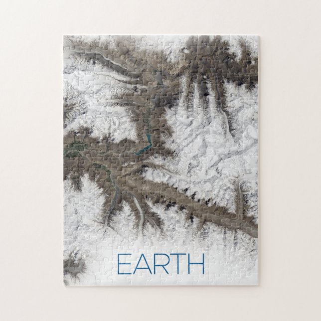 Quebra-cabeça Espaço Exterior, Cosmos, Sistema Solar, Planeta Te (Vertical)