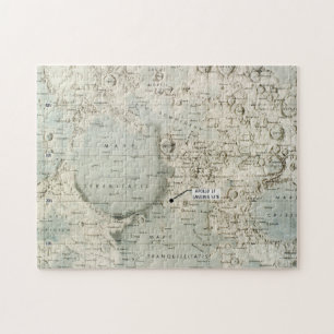 QUEBRA-CABEÇA ESPAÇO: LUA MAPA, 1972