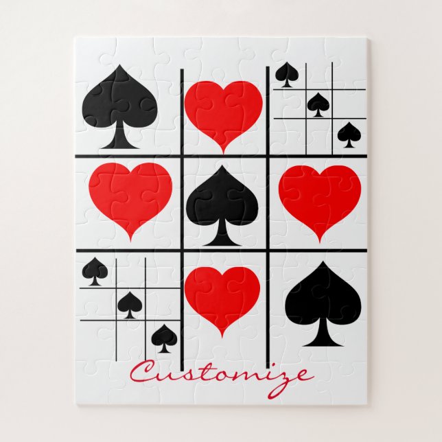 Quebra-cabeça Espadas Pretas Tic Tac Toque Thunder_Cove (Vertical)