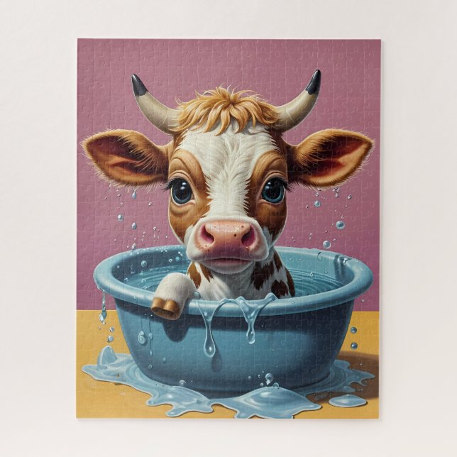 Quebra-cabeça Espalhar, Tempo para Botas Animais de Pet e Engraç (Vertical)