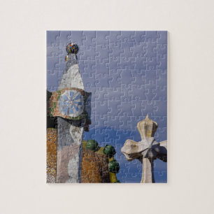 Quebra-cabeça Espanha, Catalunha, Barcelona. Casa Batlló (1906).