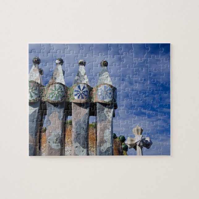 Quebra-cabeça Espanha, Catalunha, Barcelona. Casa Batllo (1906)2 (Horizontal)