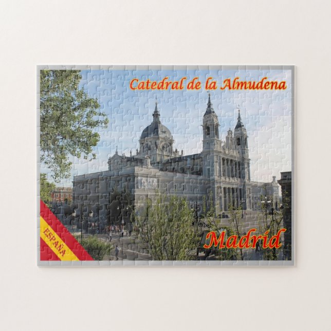 Quebra-cabeça Espanha - Catedral de Madrid - Almudena - (Horizontal)