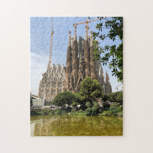 Quebra-cabeça Espanha de Barcelona Sagrada Família Basilica