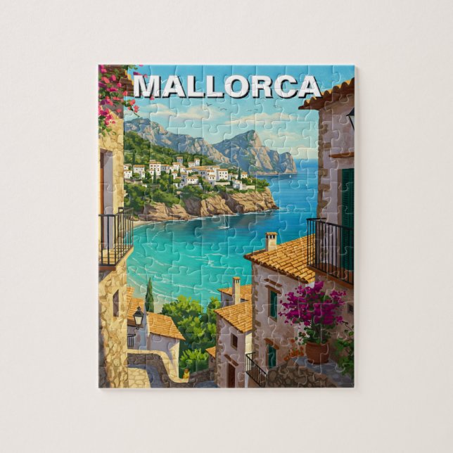 Quebra-cabeça Espanha de Maiorca (Vertical)