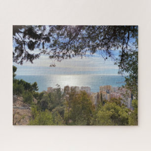 Quebra-cabeça Espanha de Málaga, na costa mediterrânica