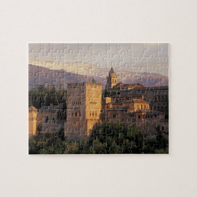 Quebra-cabeça Espanha, Granada, Andaluzia A Alhambra, (Horizontal)