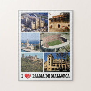 Quebra-cabeça Espanha - Ilhas Baleares - Maiorca - Eu Amo -