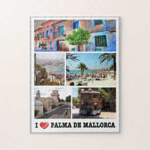 Quebra-cabeça Espanha - Ilhas Baleares - Maiorca - Eu Amo -