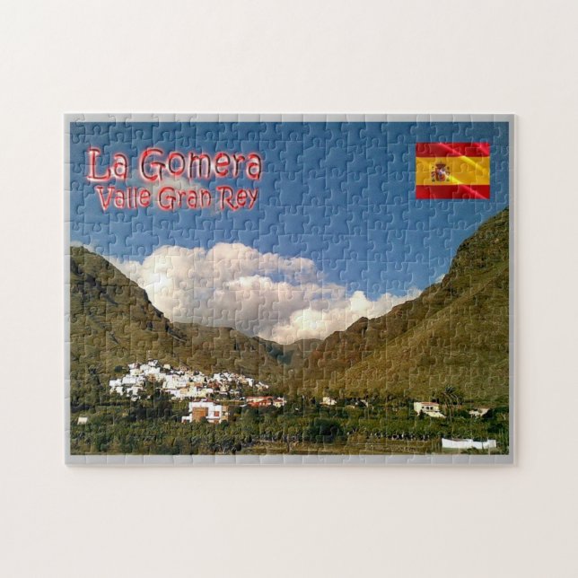 Quebra-cabeça Espanha - Ilhas Canárias - La Gomera - (Horizontal)