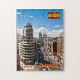 Quebra-cabeça Espanha - Madrid - Centro Avenu -