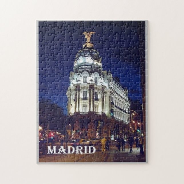 Quebra-cabeça Espanha - Madrid - Cidade - (Vertical)