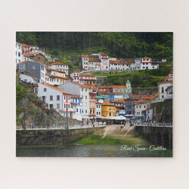 Quebra-cabeça Espanha Real - Cudillero (Horizontal)