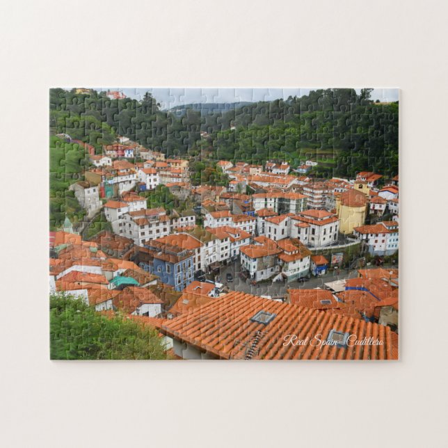 Quebra-cabeça Espanha Real - Cudillero (Horizontal)