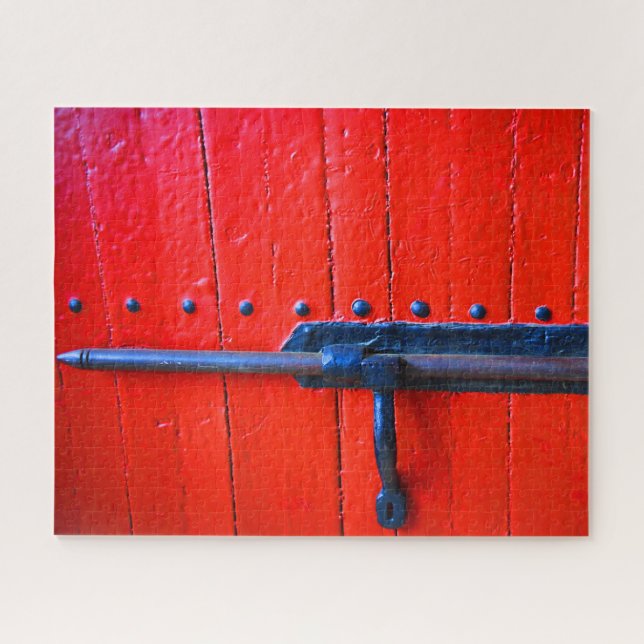 Quebra-cabeça Espanha Real - Porta de Bullring Vermelho (Horizontal)