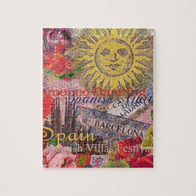 Quebra-cabeça Espanha Sunshine - Arte Espanhola (Vertical)