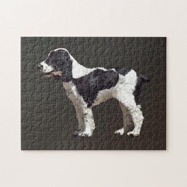 Quebra-cabeça Espanhol preto e branco (Horizontal)