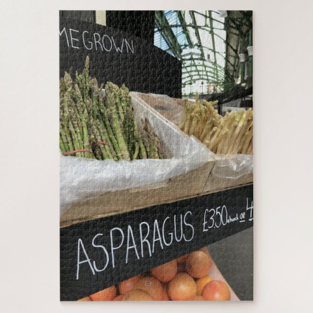 Quebra-cabeça Espargos Para Venda, Borough Market, Londres, Rein (Vertical)