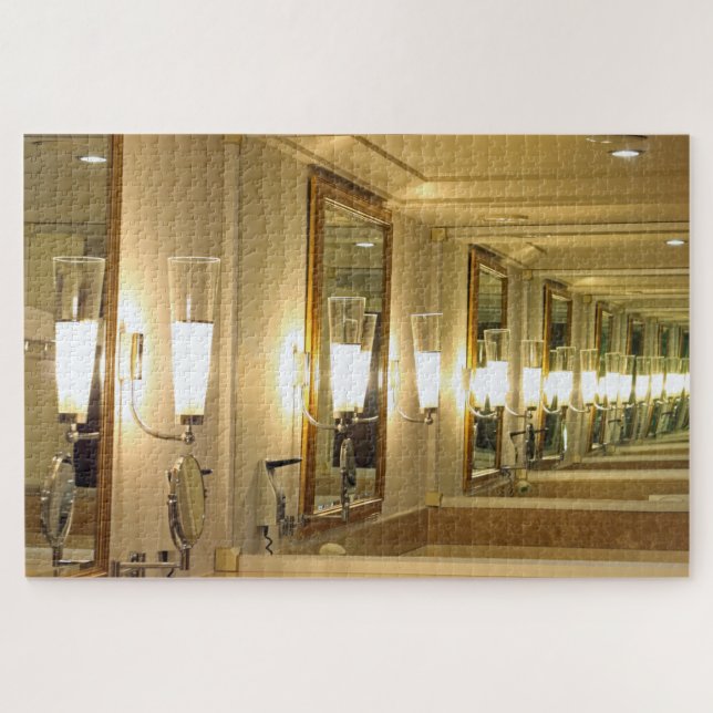 Quebra-cabeça Espelho infinito (Horizontal)