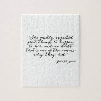 Quebra-cabeça Esperou quietamente grandes coisas