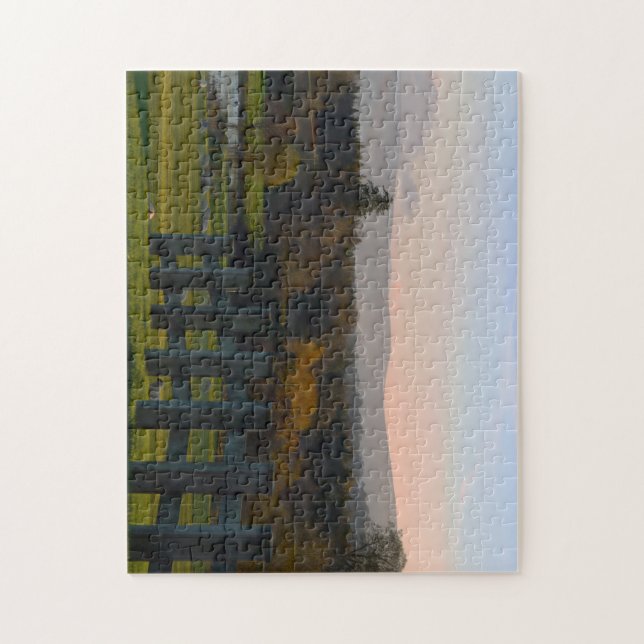 Quebra-cabeça Espetacular paisagem irlandesa. O caminho para o l (Vertical)