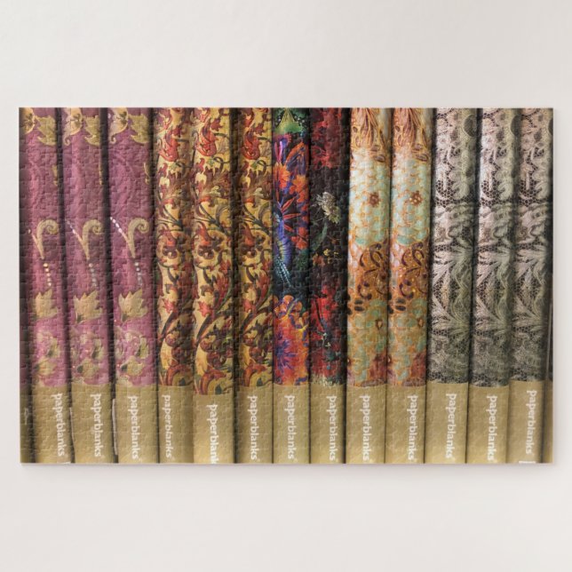 Quebra-cabeça espinhos de livros (Horizontal)