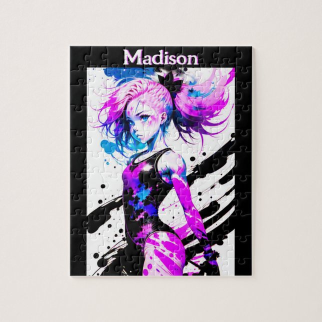 Quebra-cabeça Espírito Abstrato de ginástica do Personalizado de (Vertical)