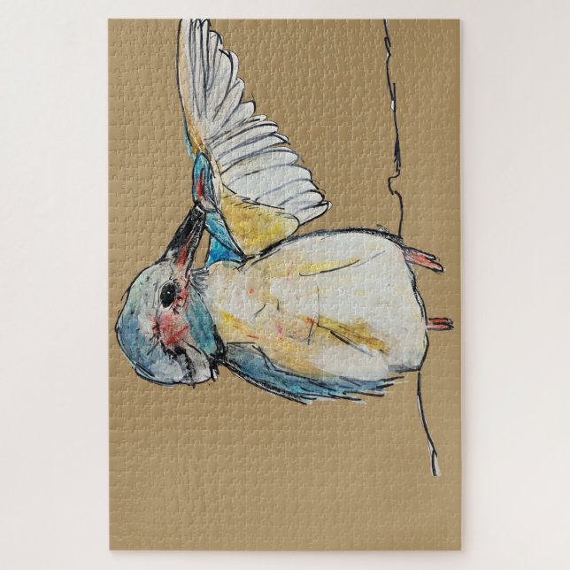 Quebra-cabeça espiritual de Kingfisher por Molly M (Vertical)