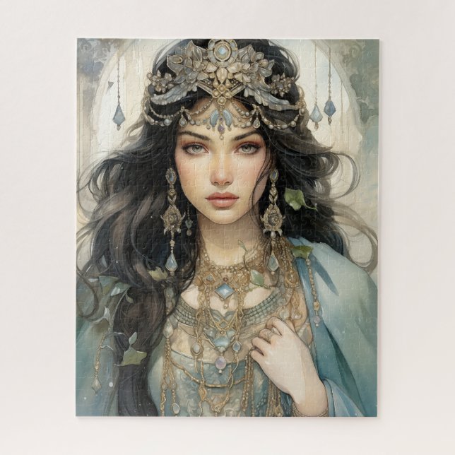 Quebra-cabeça Esplendor de Espumação: Joia Indiana (Vertical)