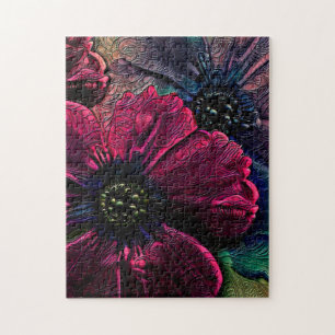Quebra-cabeça Esplendor Vitoriano: Design Floral Exquisita
