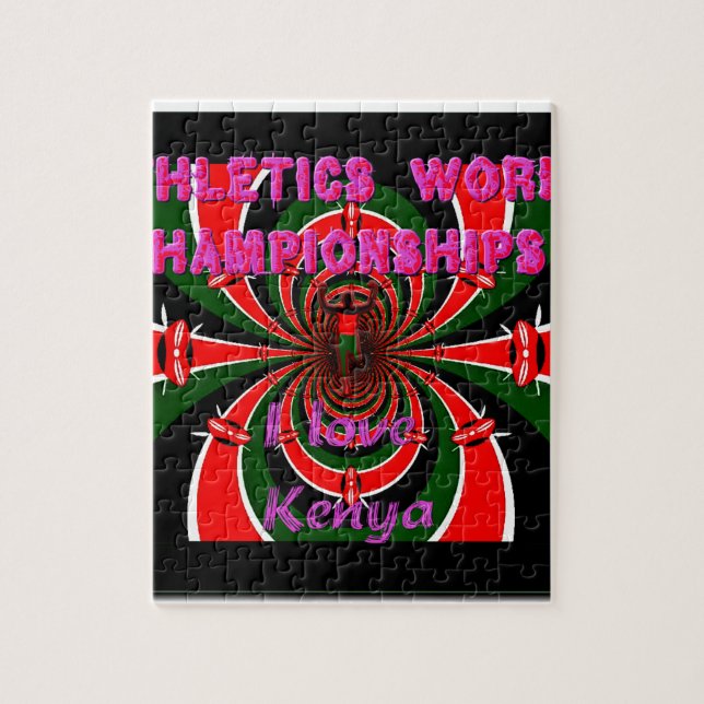 Quebra-cabeça Esporte Internacional do Quênia (Vertical)