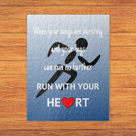 Quebra-cabeça Esportes azuis com citação de atletas