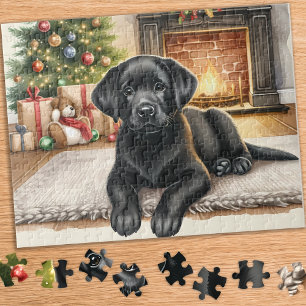 Quebra-cabeça Esqueça-me do nó - Black Labrador