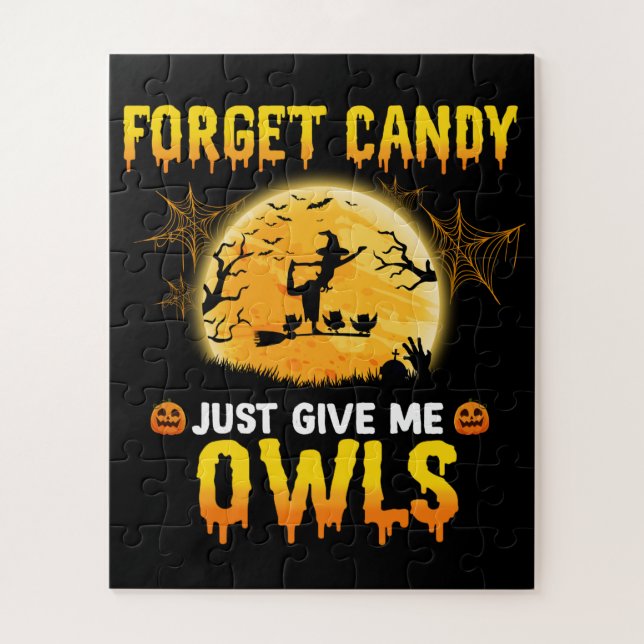 Quebra-cabeça Esquece O Candy Só Me Dá O Presente De Halloween D (Vertical)